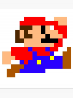 Super Mario - Pixel - Retro Games | Canvas Print