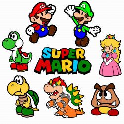 Krafty Nook: Super Mario Bros. SVG Files | Cricut | Super ...