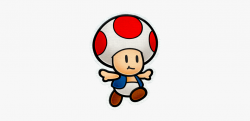 Super Mario Clipart Toad Mario - Paper Mario Color Splash ...