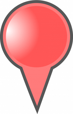 Clipart - Red Map Marker