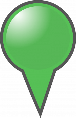 Clipart - Green Map Marker