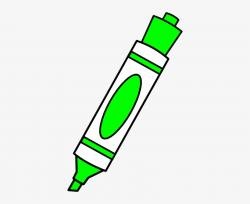 Clip Art Royalty Free Green Color Marker Clip Art At - Green ...
