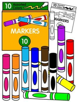 Marker clipart * color and black and white | Cliparts ...