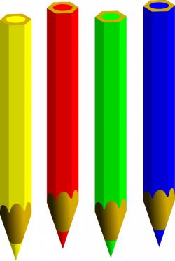 Colored Pencils Clipart - Hanslodge Cliparts