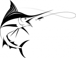 Marlin Logo #1 Deep Sea Ocean Water Fishing Hunting Fish Competition  Contest.SVG .EPS .PNG Instant Digital Clipart Vector Cricut Cut Cutting