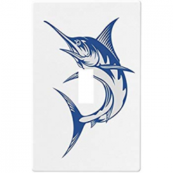 Blue Marlin Fish Wallplate Decorative Light Switch Plate ...