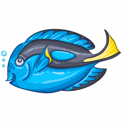 Blue Tang Fish | WallaBee: Collecting and Trading Card Game on iOS ...