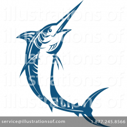 Marlin Clipart #1499427 - Illustration by patrimonio