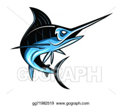 Vector Stock - Marlin fish. Clipart Illustration gg71982519 ...