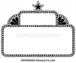 Marquee Frame Clipart