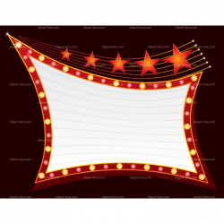 Now Showing Marquee Sign Clipart