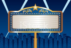 Night Blue City Marquee stock vectors - Clipart.me