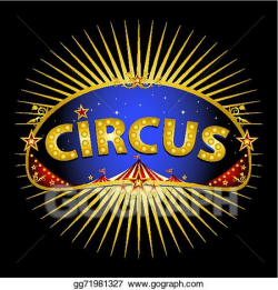 Vector Clipart - Circus marquee. Vector Illustration ...
