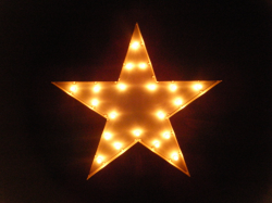 FREE SHIPPING Industrial Marquee Star Light by ...