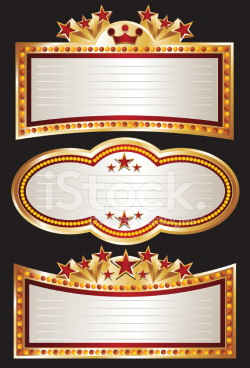 Theater Marquee Set Stock Vector - FreeImages.com