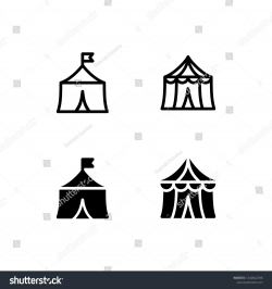 Circus Icon Design. circus, marquee, tent, carnival ...