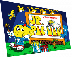 Jr Pac Man Marquee – Szabo's Arcades