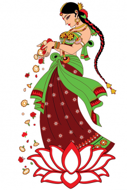 Illustrator: Smita Upadhye Digital Illustration: Indian lady ...