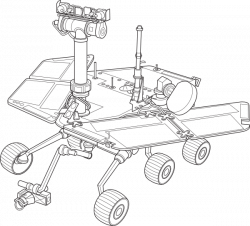 Mars Exploration Rover Clip Art at Clker.com - vector clip art ...