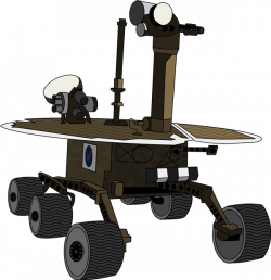 Clip Art Robot On Mars Clipart