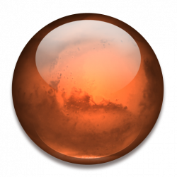 Planet Mars Icon, PNG ClipArt Image | IconBug.com