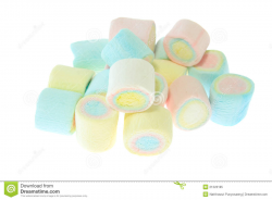 Colorful Marshmallow Clipart