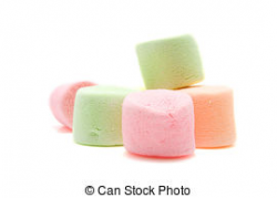 Colorful Marshmallow Clipart