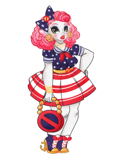 Here's some Ever Puft, My Monster High OC....