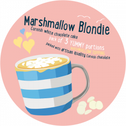 Marshmallow Blondie Mug Cake - Happy Baker's Box
