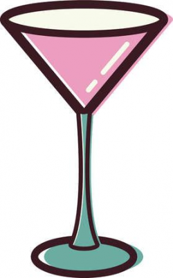 Pink Martini Glass Clipart - Free Clip Art Images | coloring ...