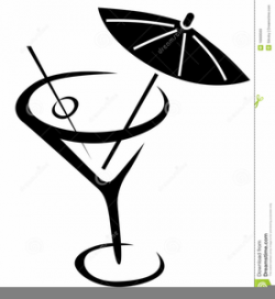 Martini Glass Clipart Black And White | Free Images at Clker ...