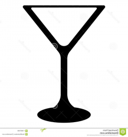 Best HD Martini Glass Clip Art Black And White Images » Free ...