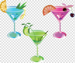 Cocktail garnish Martini Mojito Juice, Wineglass transparent ...