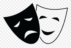 Free Clipart Of Theater Masks - Comedy And Tragedy Masks ...