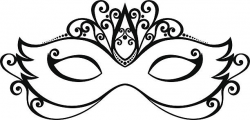 Mask clipart black and white 2 » Clipart Station