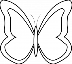 Black And White Butterfly Clip Art - ClipArt Best | Preschool ...
