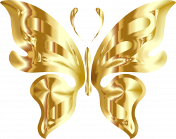 Butterfly Gold Insect Mask Clip art - Butterfly Cliparts Background ...