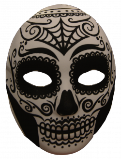 Day of the Dead mask ; transparent background | Transparent ...