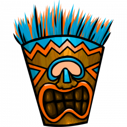 tiki mask clipart - OurClipart