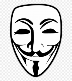 Nachos Drawing Mask - Anonymous Mask Logo Clipart (#151745 ...