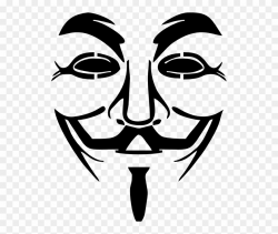 Anonymous Mask Logos And Symbols - Guy Fawkes Mask Clipart ...