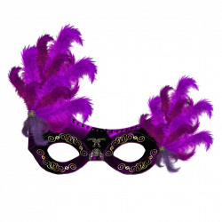 Black And Purple Carnival Mask Png Transparent - 5593 - TransparentPNG