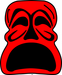 Clipart - Red Mask