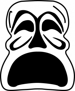 Mask Unhappy Sad Face Demon PNG Image - Picpng
