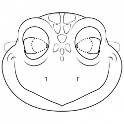Turtle Mask coloring page | Free Printable Coloring Pages