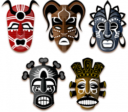 voodoo masks colorful - Google Search | Once on this Island Design ...