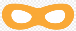 Superhero Mask Free Printable Yellow, HD Png Download ...