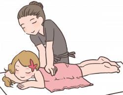 Clipart - Cartoon Massage