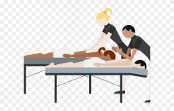 Relax Clipart Massage Table - Massage - Png Download ...