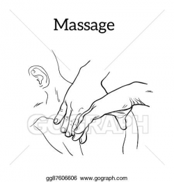 Stock Illustration - Therapeutic manual massage. medical ...